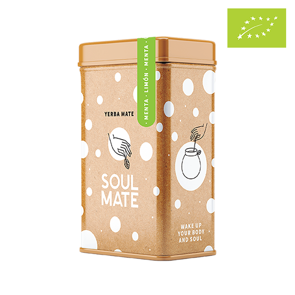 Yerbera – Tin can + Soul Mate Orgánica Menta Limon 0.5kg
