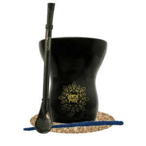 Yerba Mate Accessories Set: Calabash + Bombilla