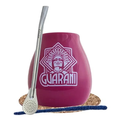 Yerba Mate Set of Accessories: Calabash + Bombilla