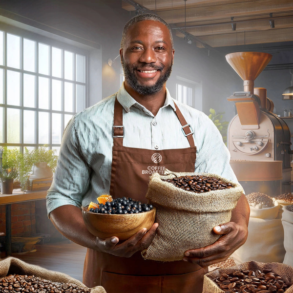 Bro Coffee Roastery - Whole Bean Coffee Kenya Nyeri Speciality 400g