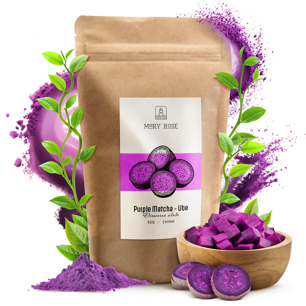 Mary Rose – Purple Matcha – Ube Powder 50g