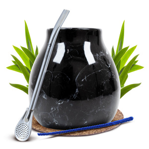 Yerba Mate Accessories Set: Calabash + Bombilla