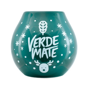 Christmas Gift Set Yerba Mate Verde Mate Let's Get Warm 500g + Gourd and Bombilla