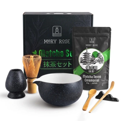 Gift Set: Japanese Ceremonial Matcha + matchawan + Bamboo Accessories