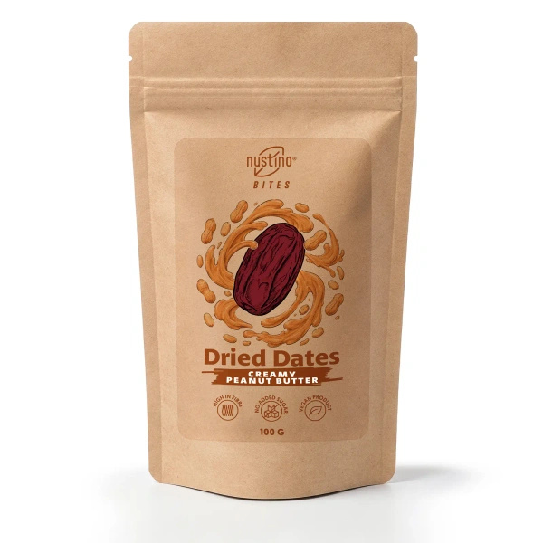 Nustino Bites – Dried Dates – Creamy Peanut Butter 100g