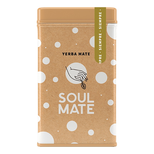 Yerbera – Tin can + Soul Mate Orgánica Siempre 0.5kg