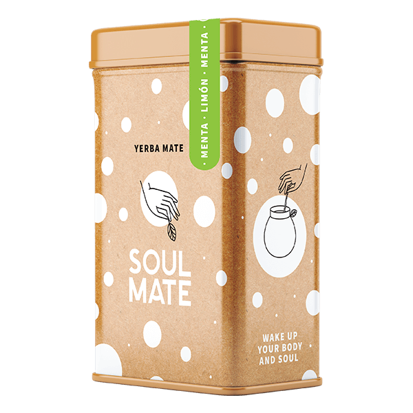 Yerbera – Tin can + Soul Mate Orgánica Menta Limon 0.5kg