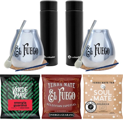 PREMIUM Thermos yerba Mate Set for Couples