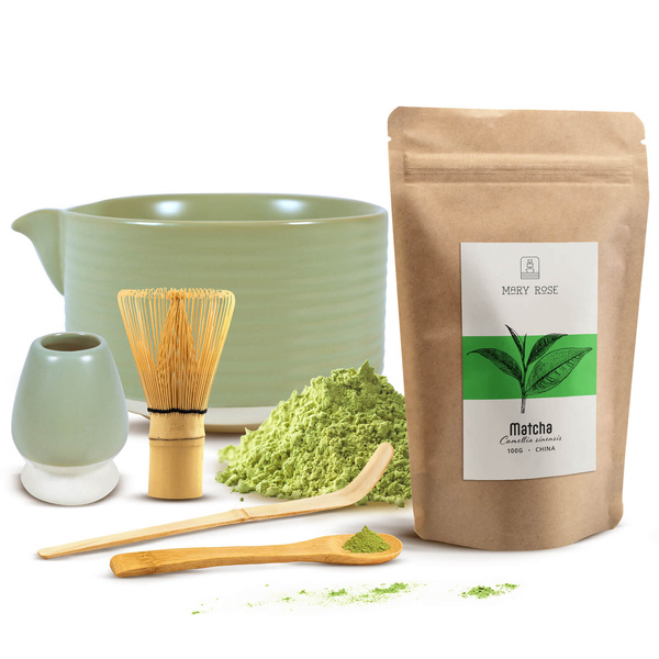 Matcha tea brewing set