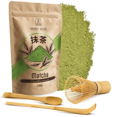 Set Traditional Matcha 100g + Chasen + Chashaku