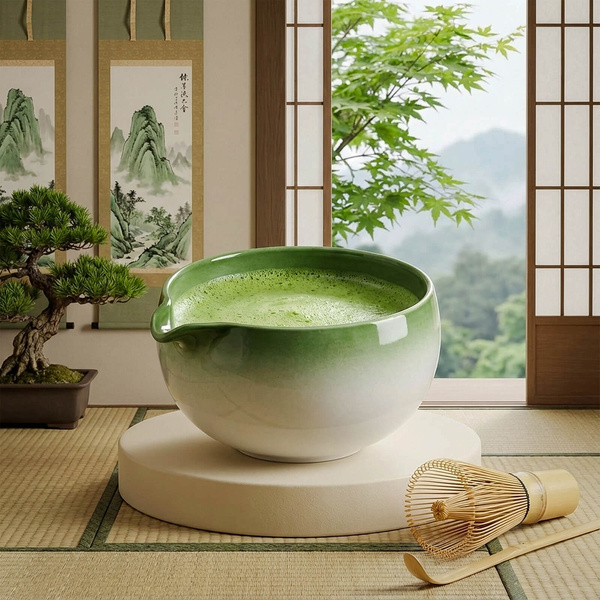 Matchawan – Ceramic Matcha Bowl with Spout – Hayashi