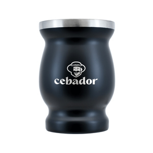 TermoMate Cebador – thermal cup for yerba mate – 190 ml (black)