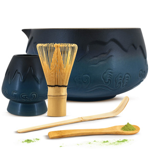 Matcha tea brewing accessories set