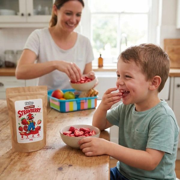 FiloLilo – Freeze-dried strawberry slices 20g
