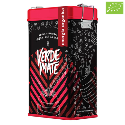 Yerbera – Tin can + Verde Mate Green Energia Organica 0.5kg