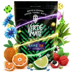 Christmas Gift Set Yerba Mate Verde Mate Game On 400g + Yerbomos and Thermal Mug