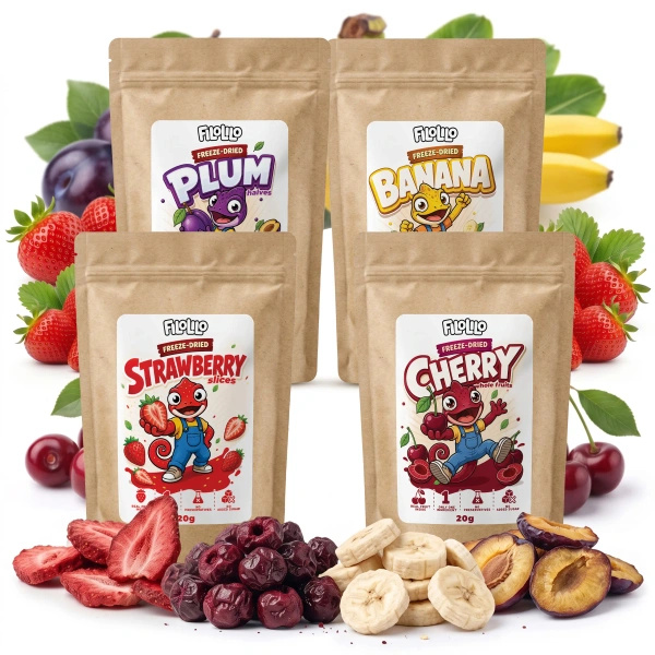 FiloLilo Freeze-Dried Fruit Set 4×20g