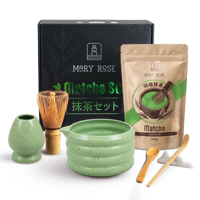 Gift Set: Premium Matcha + Matchawan + Bamboo Accessories