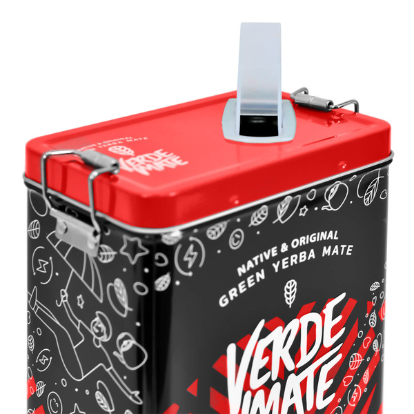 Yerbera – Tin can + Verde Mate Green Energia Guarana 0.5kg