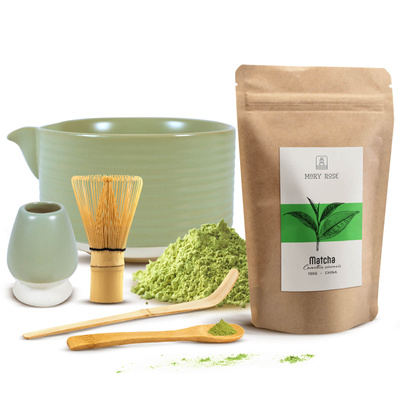 Matcha tea brewing set