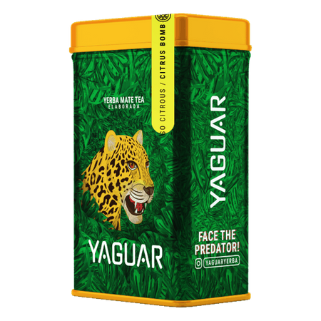 Yerbera – Tin can + Yaguar Citrus Bomb 0.5kg