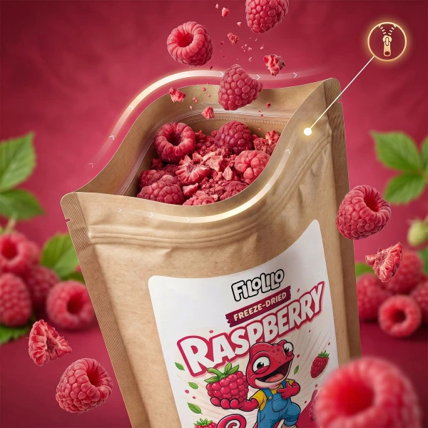 FiloLilo – Freeze-dried raspberries 20g