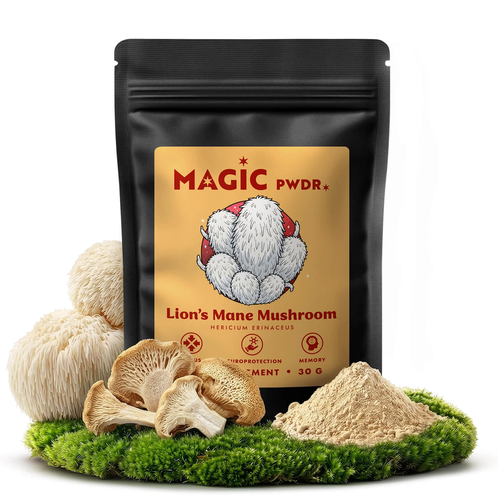 Magic Pwdr Lion's Mane