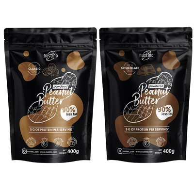 Nustino - Powdered Peanut Butter 2x400g