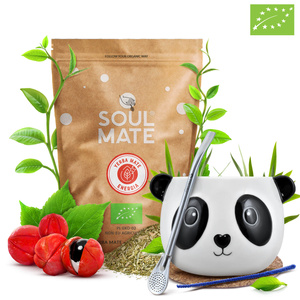Yerba Mate set Soul Mate Energia 500g Calabash + Bombilla