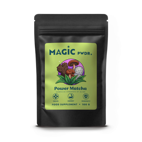 Magic Pwdr – Power Matcha – Energy & Focus Blend 100g