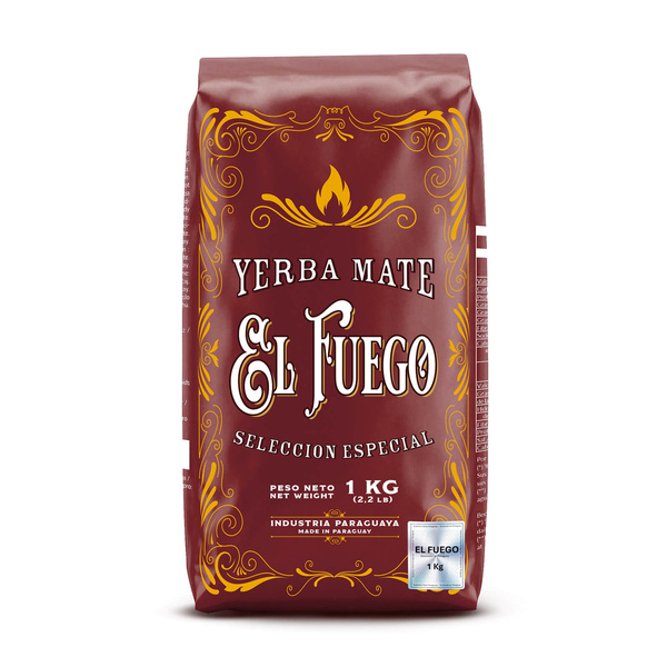 Yerba Mate Set: El Fuego 1kg + sample Guarani Energia 50g