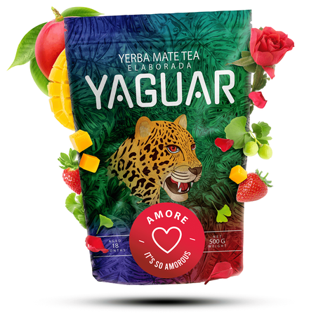 Yaguar Amore 500 g 0.5 kg – Brazilian yerba mate with fruit and herbs