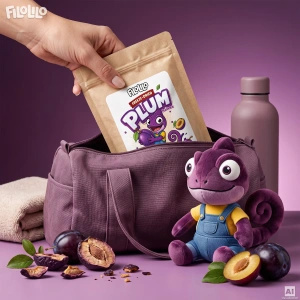 FiloLilo – Freeze-dried plum halves 20g