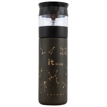Infuser with a thermal mug 350 ml – yerba mate / tea (black)