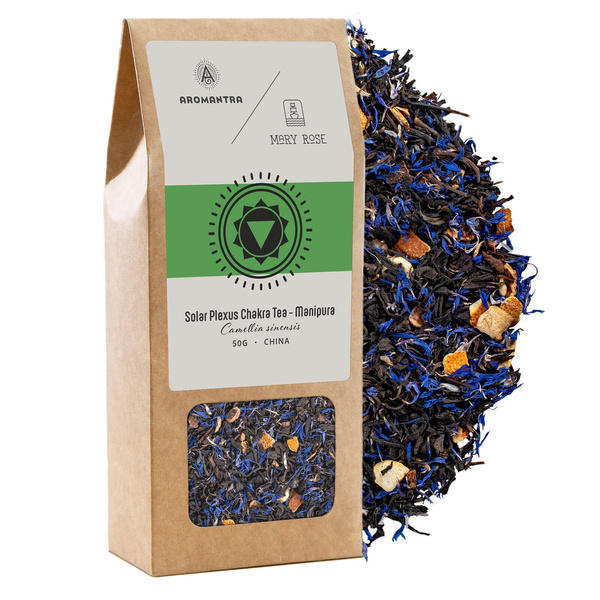 Gift set for Solar Plexus Chakra (Manipura): chakra tea + incense + candle