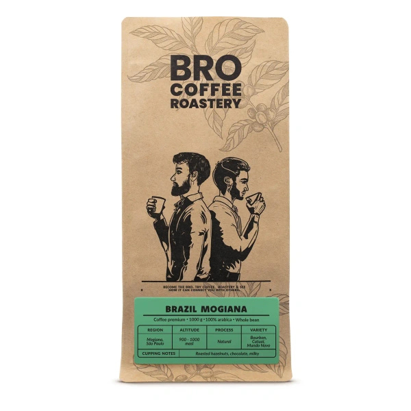 Bro Coffee Roastery – Whole Bean Coffee Brazil Mogiana Premium 1kg