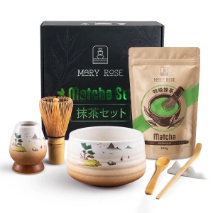 Gift Set: Premium Matcha + Matchawan + Bamboo Accessories