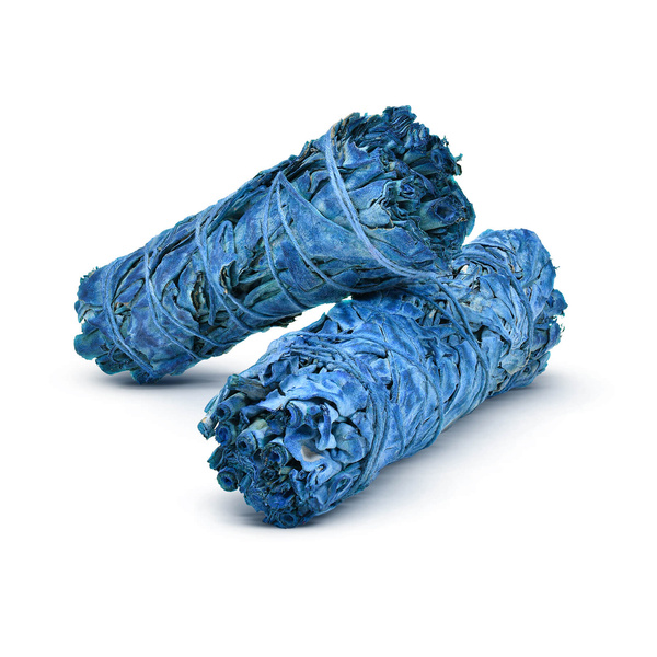 Meditation set: white sage incense + sodalite