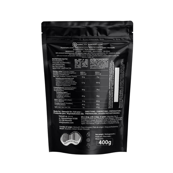 Nustino - Powdered Peanut Butter - Coconut 400g