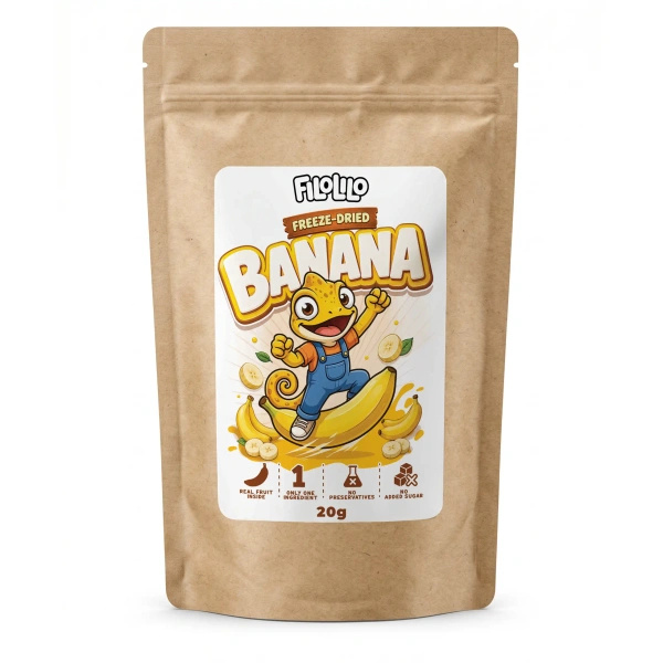 FiloLilo – Freeze-dried banana slices 20g