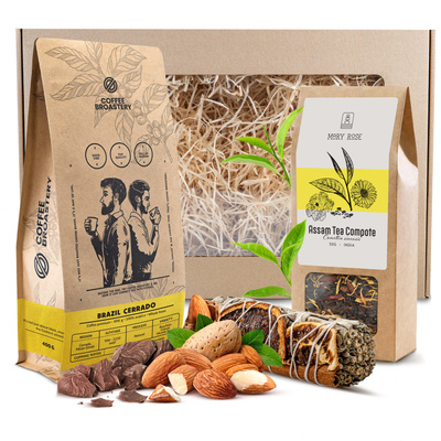 Gift Set Bro Coffee Roastery + Tea + White Sage Incense