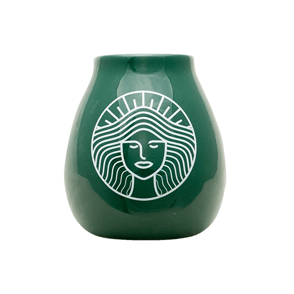 Dimensions of the Pachamama ceramic mate cup: height 9.5cm, diameter 8cm