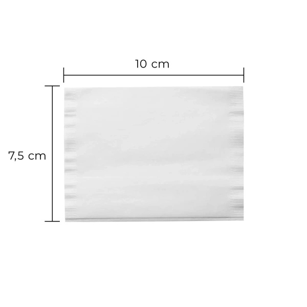 Paper tea filters (100 pieces) with stick