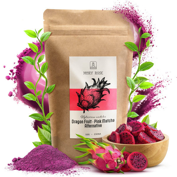 Mary Rose – Pink Matcha Alternative – Dragon Fruit Powder 50g