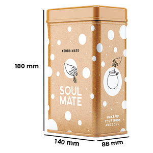 Yerbera – Tin can + Soul Mate Orgánica Guayusa 0.5kg