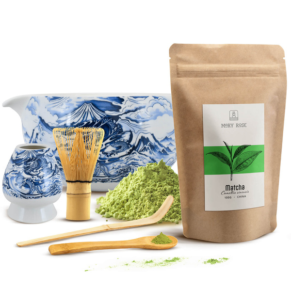 Matcha tea brewing set