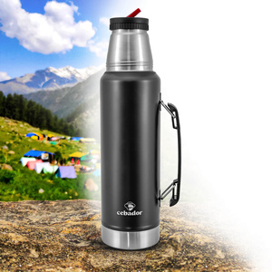 Cebador Largoinox 1.2L Thermos Flask – Black