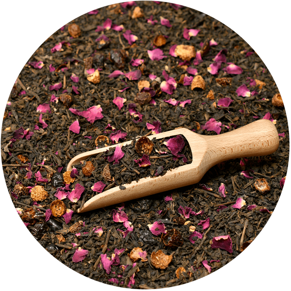 Mary Rose - Pu-erh Rosa tea in tin can - 50 g