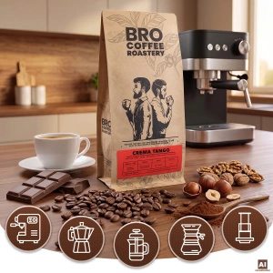 Bro Coffee Roastery – Whole Bean Coffee Crema Tango 1kg