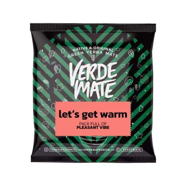 Verde Mate Let's Get Warm – packaging